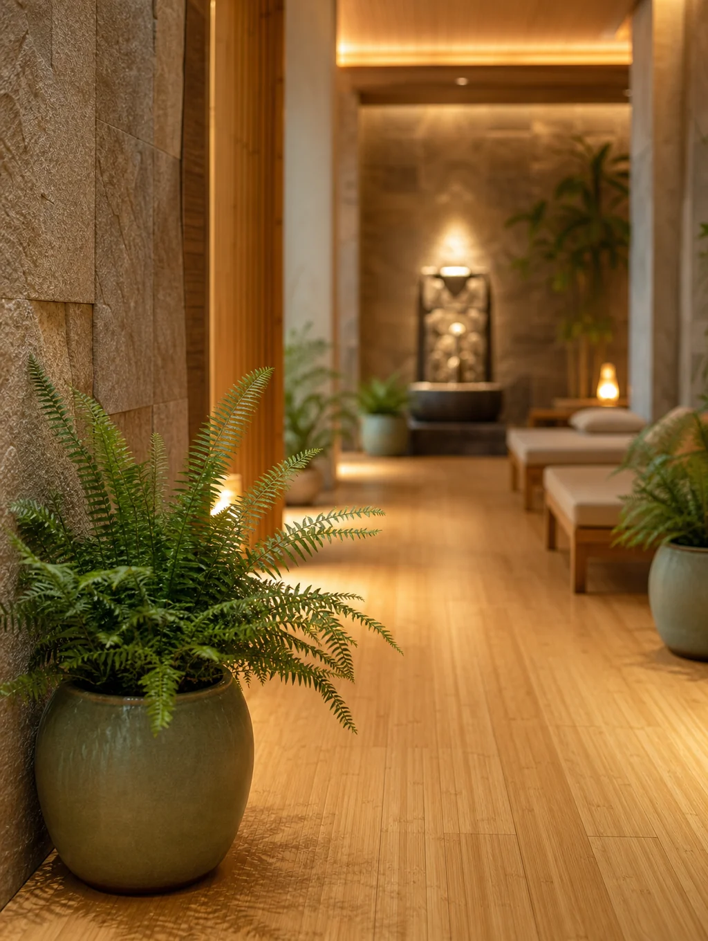 Calm and moody interior of the Ascension Hypnotherapy & Wellness studio